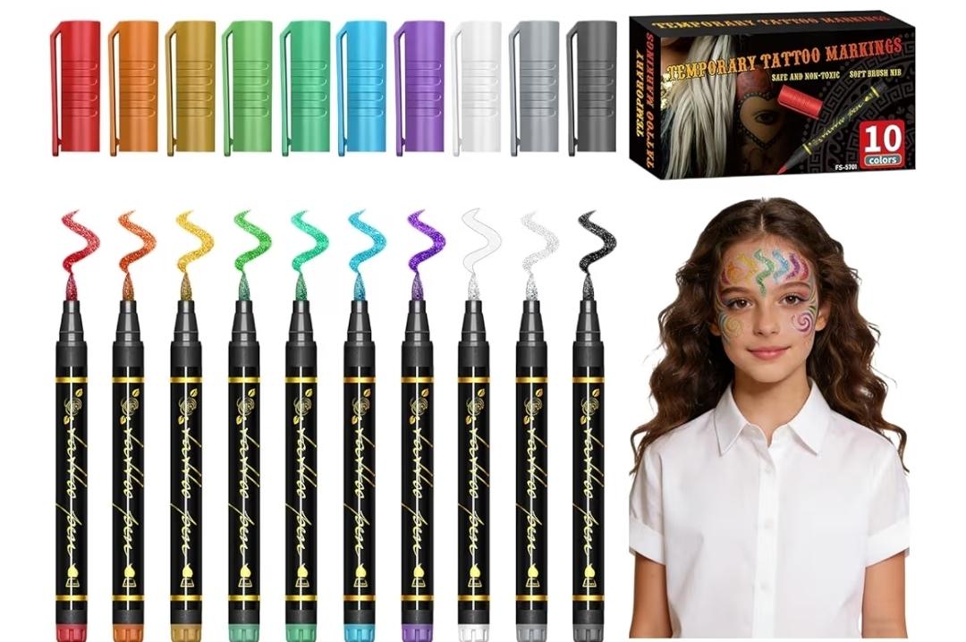 Feutres Tatouage Temporaire — Tracé des Méridiens